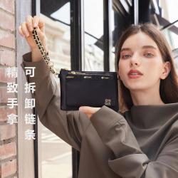 乐播诗 【黑金系列】大容量手机手拿包 L195