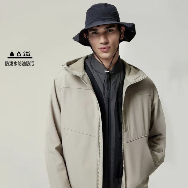 杰克琼斯 AIZAWA联名 男装保暖棉服外套