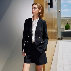 LILY 大师系列西装2.0春新款女装宽肩通勤高级感西服外套