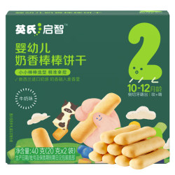 英氏 多乐能系列 婴儿高钙饼干 4阶 牛奶味 75g