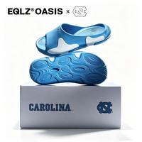 EQLZ X North Carolina北卡大学OASIS#0050运动涉水外穿防滑耐磨拖鞋