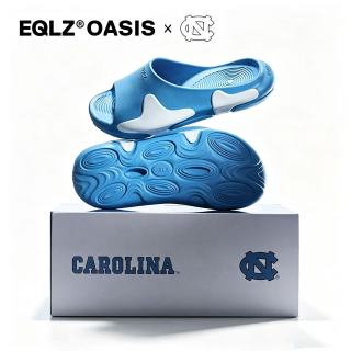EQLZ X North Carolina北卡大学OASIS#0050运动涉水外穿防滑耐磨拖鞋