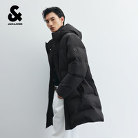 杰克琼斯 冬季新款防泼水户外长款极寒连帽羽绒服 214g充绒
