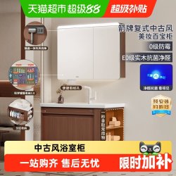 箭牌 陶瓷一体盆浴室柜组合