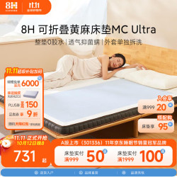 8H 护脊 双人床垫  雅土灰金 偏硬