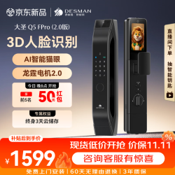 德施曼 Q5FPro 双摄AI版 电子锁