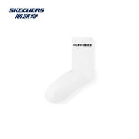 SKECHERS斯凯奇 抗菌柔软无缝袜头 男士中筒运动袜