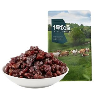 一号牧场 风干牛肉粒 250g*2袋