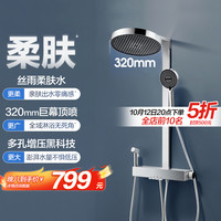 安华 丝雨出水全铜水路花洒套装 R8P