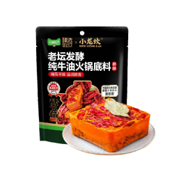 小龙坎 老坛发酵纯牛油火锅底料400g
