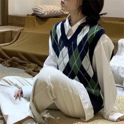 嘉晔（JIAYE）春秋季男士无袖毛衣背心坎肩