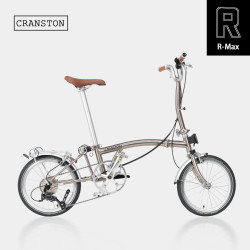 CRANSTON R9 Max 9速变速 枪灰色 三折叠自行车