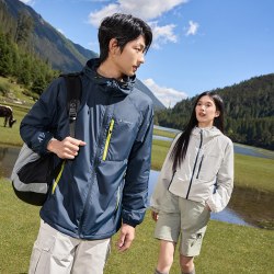 361° 户外系列 叁峰 男女同款加绒冲锋衣外套 632533606
