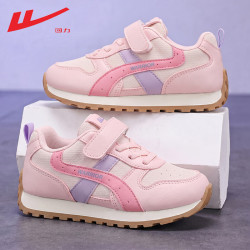回力（Warrior）女童运动鞋春秋款粉紫阿甘鞋儿童软底休闲鞋子 WZ(CL)-2336粉紫35