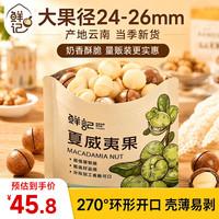 鲜记 夏威夷果1000g/袋 坚果炒货每日坚果干果休闲零食送礼量贩装