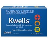 澳大利亚直邮Kwells晕车片缓解晕船飞机恶心不适成人快速起效12片
