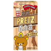 格力高 百力滋零食饼干棒 双层复古奶咖味饼干