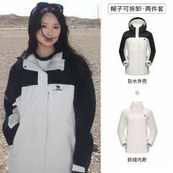 骆驼 户外冲锋衣男女三合一