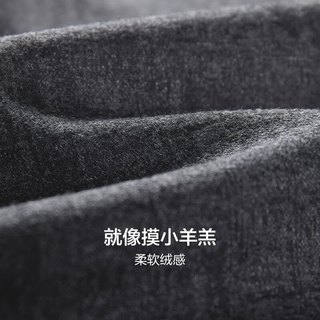 红豆 男士休闲西服 微弹绒感易打理 黑色 L码