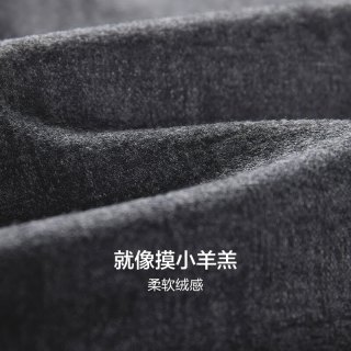 红豆 男士休闲西服 微弹绒感易打理 黑色 L码
