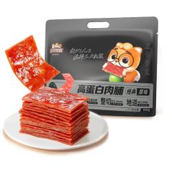 三只松鼠 高蛋白肉脯500g原味肉脯好吃超值便宜量贩装