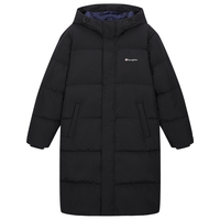 Champion 男女长款连帽鸭绒羽绒服
