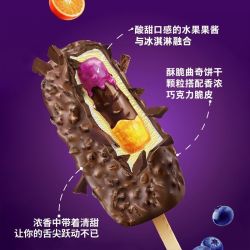 蒙牛 随芯果蓝莓橙子口味脆皮雪糕新旧包装随机发货