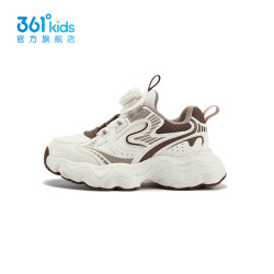 361° 女童运动休闲鞋小童皮革复古老爹鞋K82534817 粉29