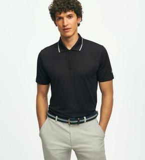 Brooks Brothers 布克兄弟 Performance系列 半拉链珠地棉 POLO衫