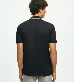 Brooks Brothers 布克兄弟 Performance系列 半拉链珠地棉 POLO衫