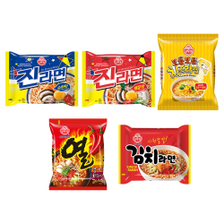 OTTOGI 混合口味五连包 590g 韩式方便面