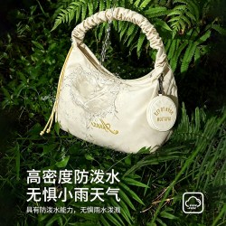 AVIA 尼龙饺子包女大容量新款防水帆布单肩斜挎包男女休闲通勤高级感