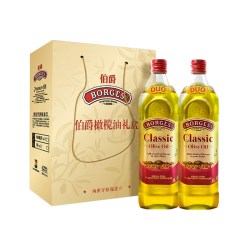 伯爵 橄榄油官方西班牙炒菜橄榄油瓶装1L*2礼盒装