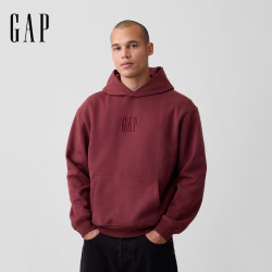 Gap 男女装 logo宽松连帽卫衣  美码