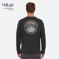 Rab Basecamp 3 Peaks男士圆领透气舒服打底衫长袖T恤 QCC-11