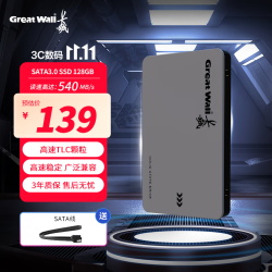 长城 GW560 SATA3.0接口 128GB 固态硬盘