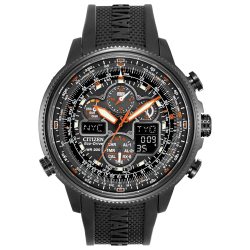 Citizen 日韩男手表光动能电波水晶镜面防水 JY8035-04E