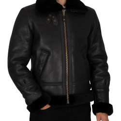 Schott NYC 男士皮夹克,黑色（Noir Noir）,XL