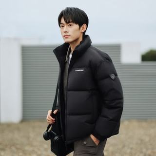坦博尔 TA5560331D 立领保暖 黑色 XL(180) 男士羽绒服
