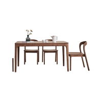 光明家具 4152 实木餐桌 1.6米长方形 胡桃色