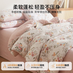 Hodo A类大豆纤维被 暮色花序 200*230cm【四季被 整被约4斤】