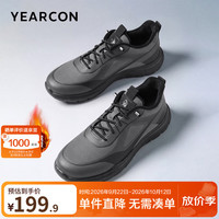 意尔康 新品上市！运动鞋男士2026冬季新款舒适户外休闲增高百搭棉鞋 灰色 41(多款可选)