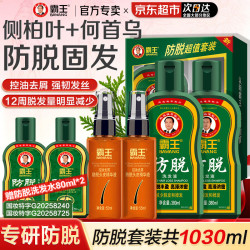 霸王 防脱洗发380ml+防脱精华液55ml】X2套+赠防脱160ml