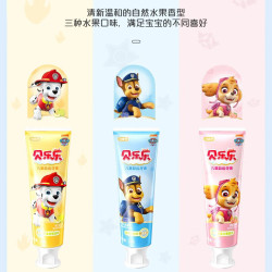 冷酸灵 贝乐乐汪汪队儿童牙膏60g 2岁以上宝宝水果味 防蛀固齿清新口气 清新蜜桃味 60g*1支