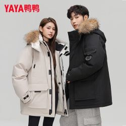 YAYA 鸭鸭（YAYA）90大绒朵工装羽绒服