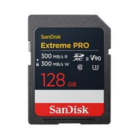 闪迪 V90 SD卡 UHS-II 300MB/s 128GB 存储卡