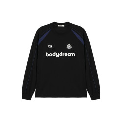 BODYDREAM 秋季美式速干t恤插肩长袖宽松休闲运动上衣