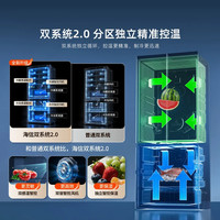 海信 HI-572E5SFNKD 双系统2.0主动除菌 572L法式多门冰箱