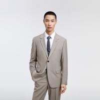太平鸟 男装春秋款商务休闲羊毛西装男士正装男式西服