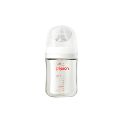 贝亲 PPSU双把手防胀气奶瓶240ml M号奶嘴 AA218
